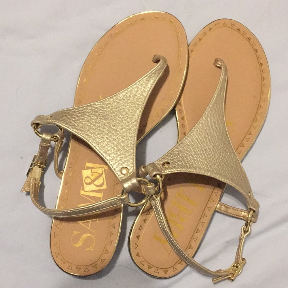 Sam & Libby Gold Sandals